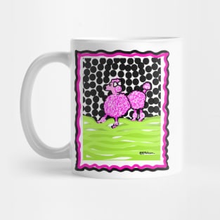 Pink Poodle Mug